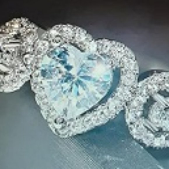 Diamond Heart Ring Set - Picture 1 of 2